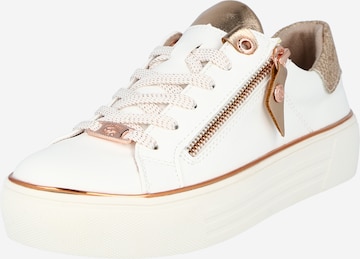 Baskets basses Dockers by Gerli en blanc : devant