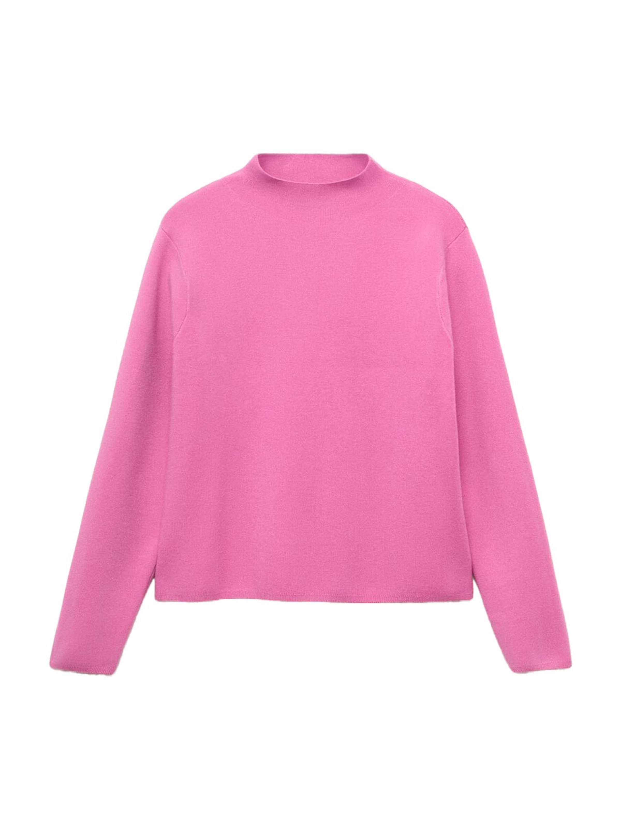 MANGO Pullover 'CHIMNEY' in Pink: Vorderseite