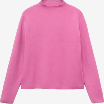 Pull-over 'CHIMNEY' MANGO en rose : devant