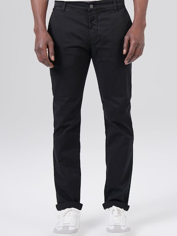 M.O.D MIRACLE OF DENIM Slimfit Lærredsbukser i sort