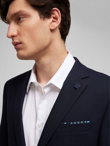 Coupe regular Veste de costume HECHTER PARIS en bleu