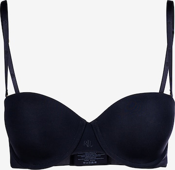 Lauren Ralph Lauren Balconette BH 'Luxe' in Zwart: voorkant