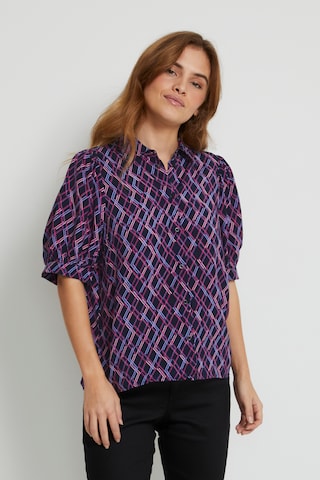 Kaffe Blouse 'lynn' in Blauw: voorkant