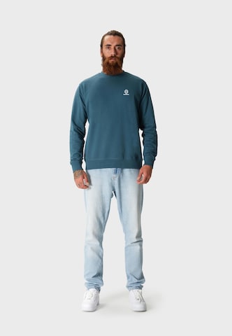 Oldskull Sweatshirt 'Asian Flavour Club Umami' in Blauw