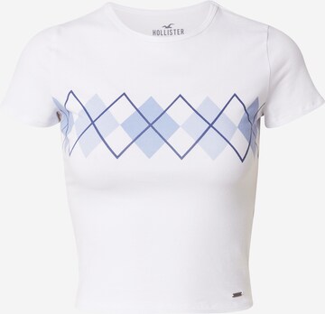 HOLLISTER T-shirt i vit: framsida