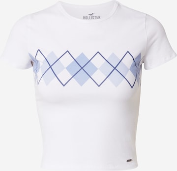 T-shirt HOLLISTER en blanc : devant