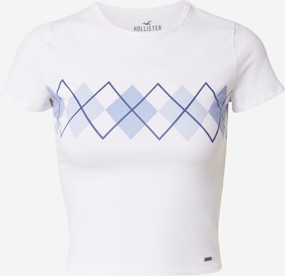 Tricou HOLLISTER pe bleumarin / azur / albastru deschis / alb, Vizualizare produs