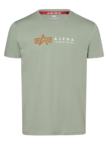 ALPHA INDUSTRIES - Camisa em verde: frente