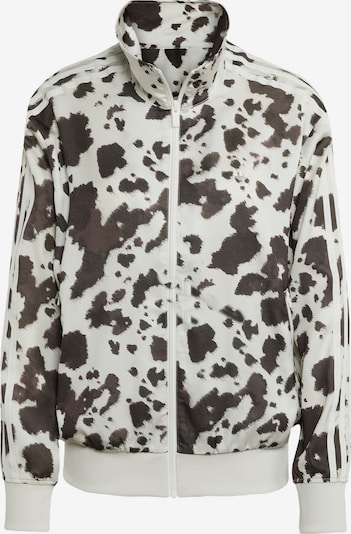 Demisezoninė striukė 'Satin Track' iš ADIDAS ORIGINALS, spalva – antracito spalva / akmens / balta, Prekių apžvalga