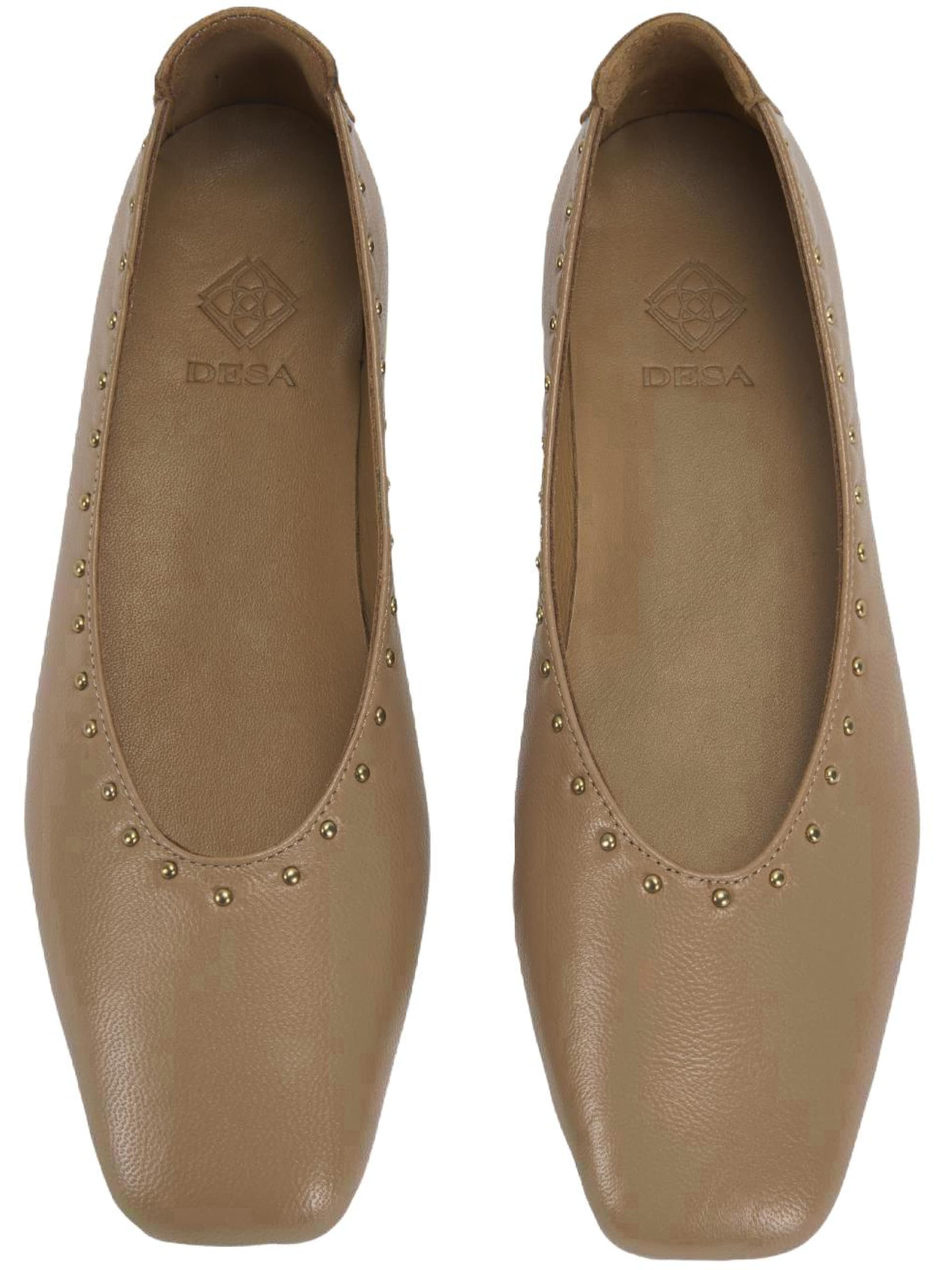 Desa Ballet Flats 'Ballettschuhe' in Green