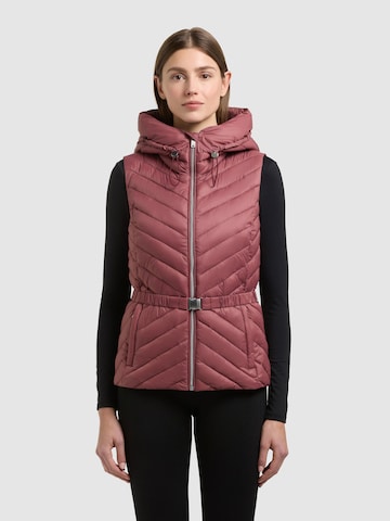 Gilet 'Demie' di khujo in rosa: frontale