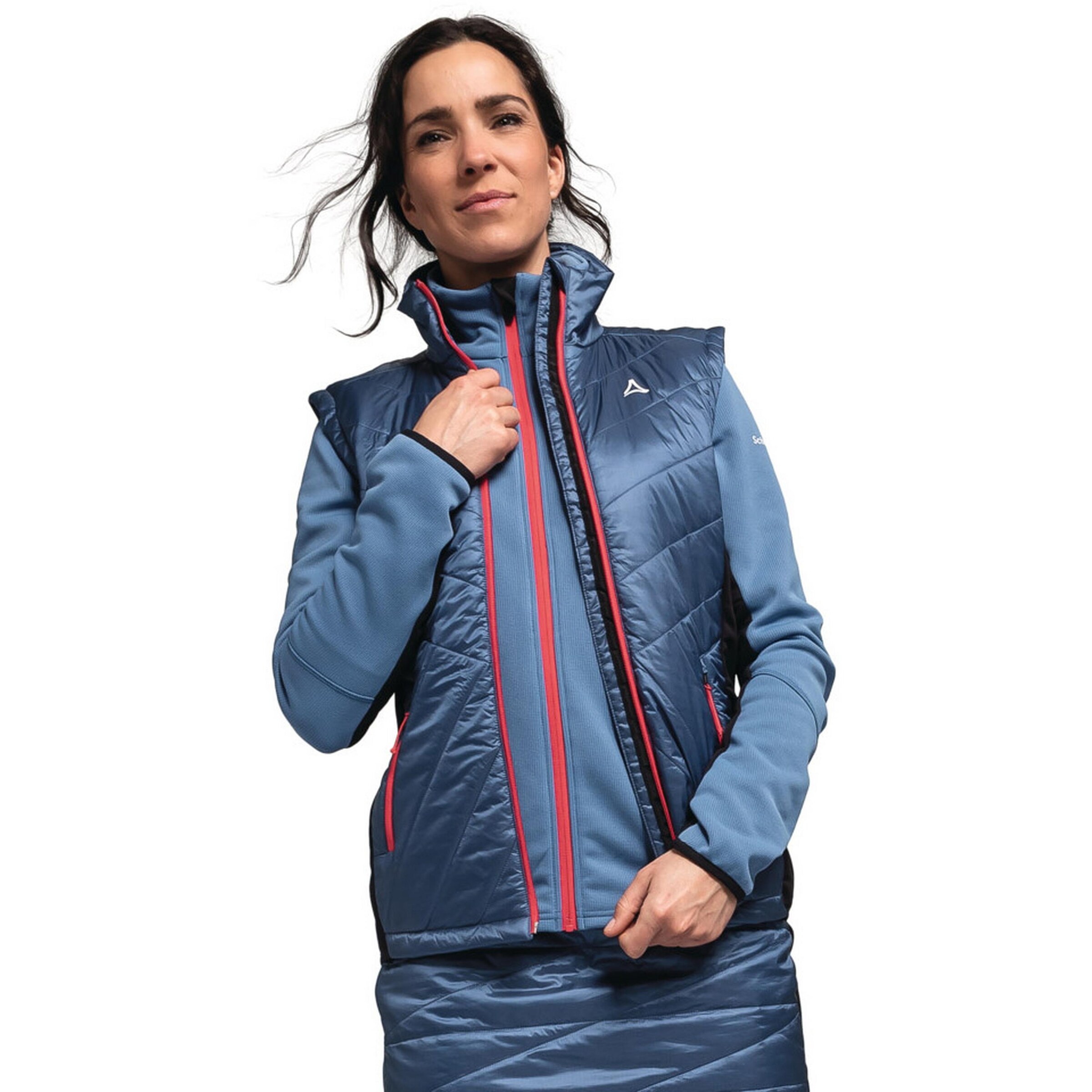 Gilet sportivo 'Stams' di Schöffel in blu: frontale