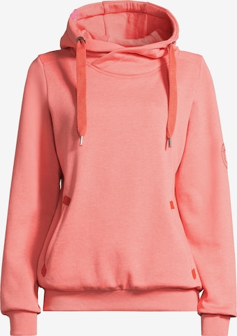 salzhaut Sweatshirt 'Sünn' in Orange: Vorderseite