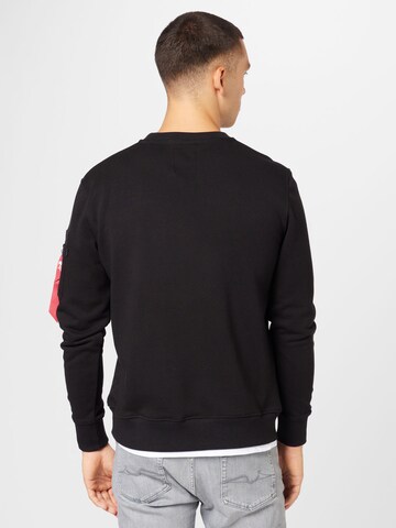 ALPHA INDUSTRIES Sweatshirt in Black