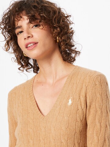 Polo Ralph Lauren Sweater 'KIMBERLY' in Brown