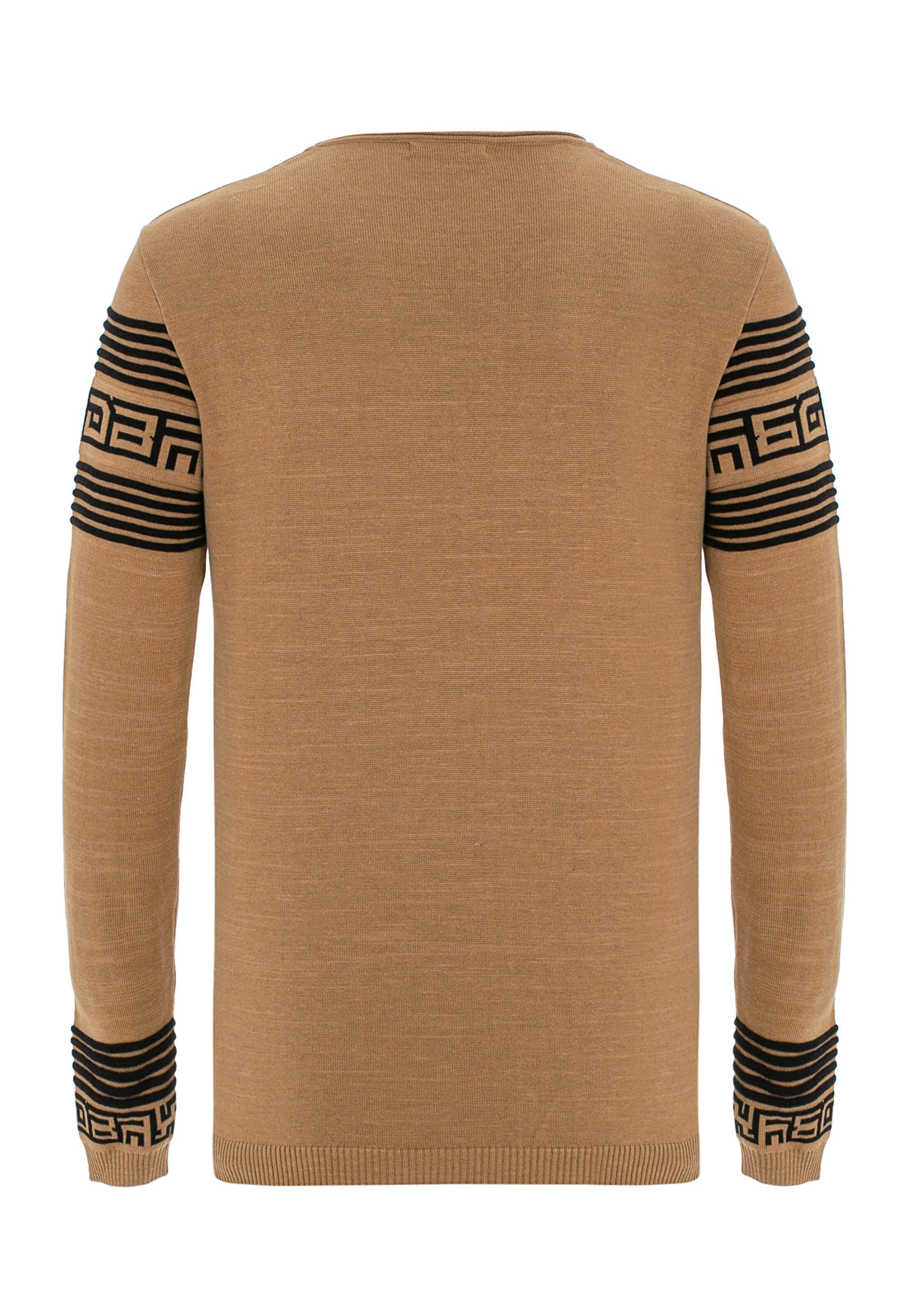Männer Pullover & Strick CIPO & BAXX Strickpullover in Dunkelbraun - LR81782 Männer Pullover & Strick CIPO & BAXX Strickpullover in Dunkelbraun - LR81782