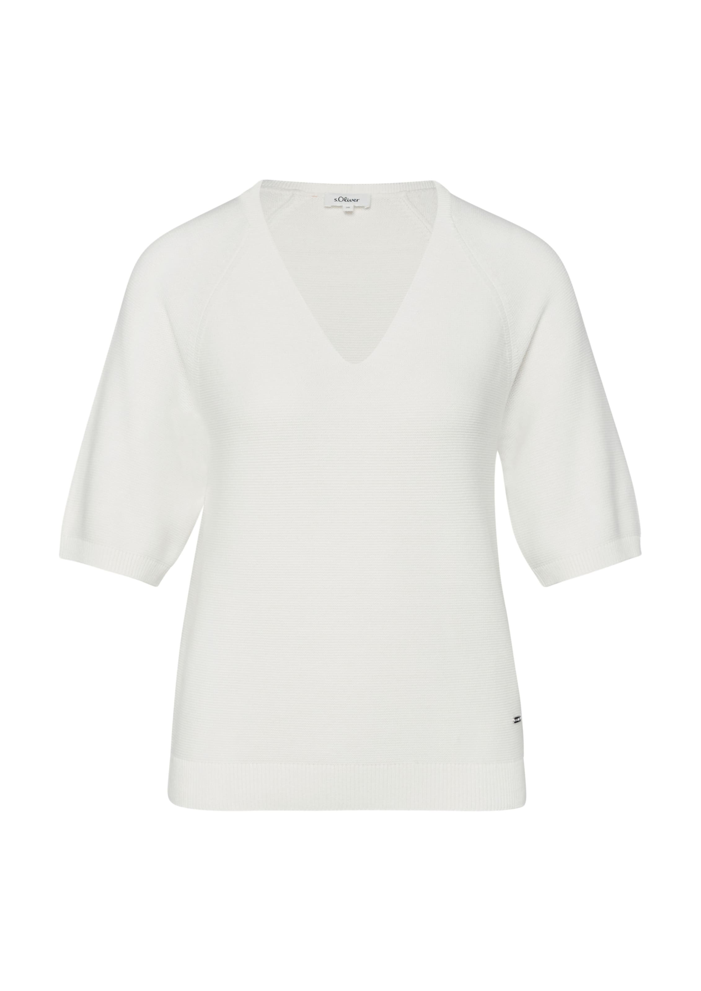 s.Oliver Sweater in Beige: front