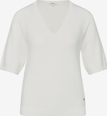 s.Oliver Sweater in Beige: front