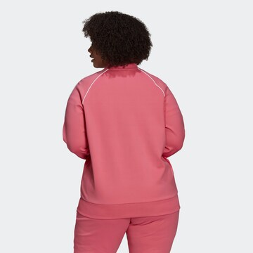 ADIDAS ORIGINALS Zip-Up Hoodie 'Primeblue' in Pink