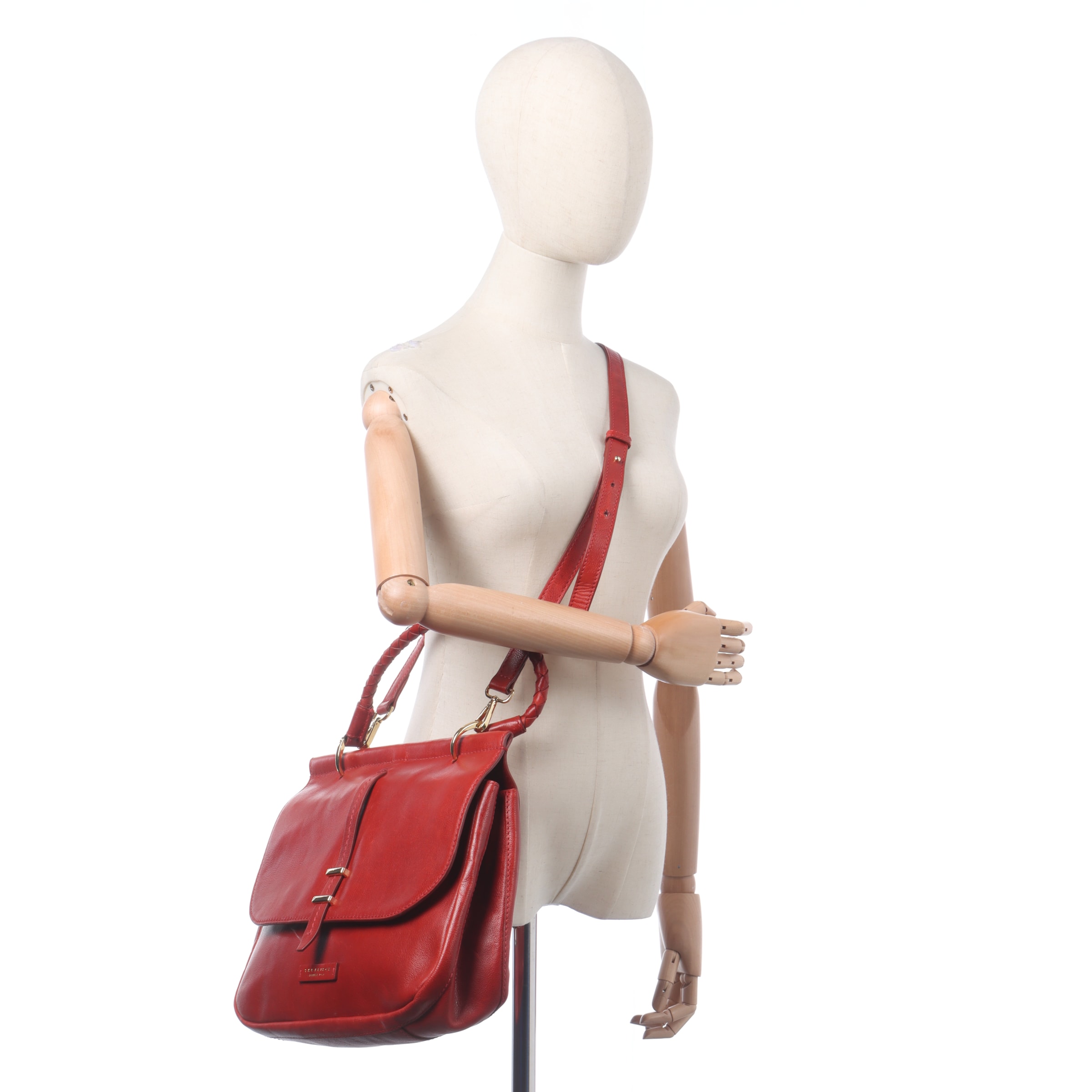 The Bridge Bag in One size in Red