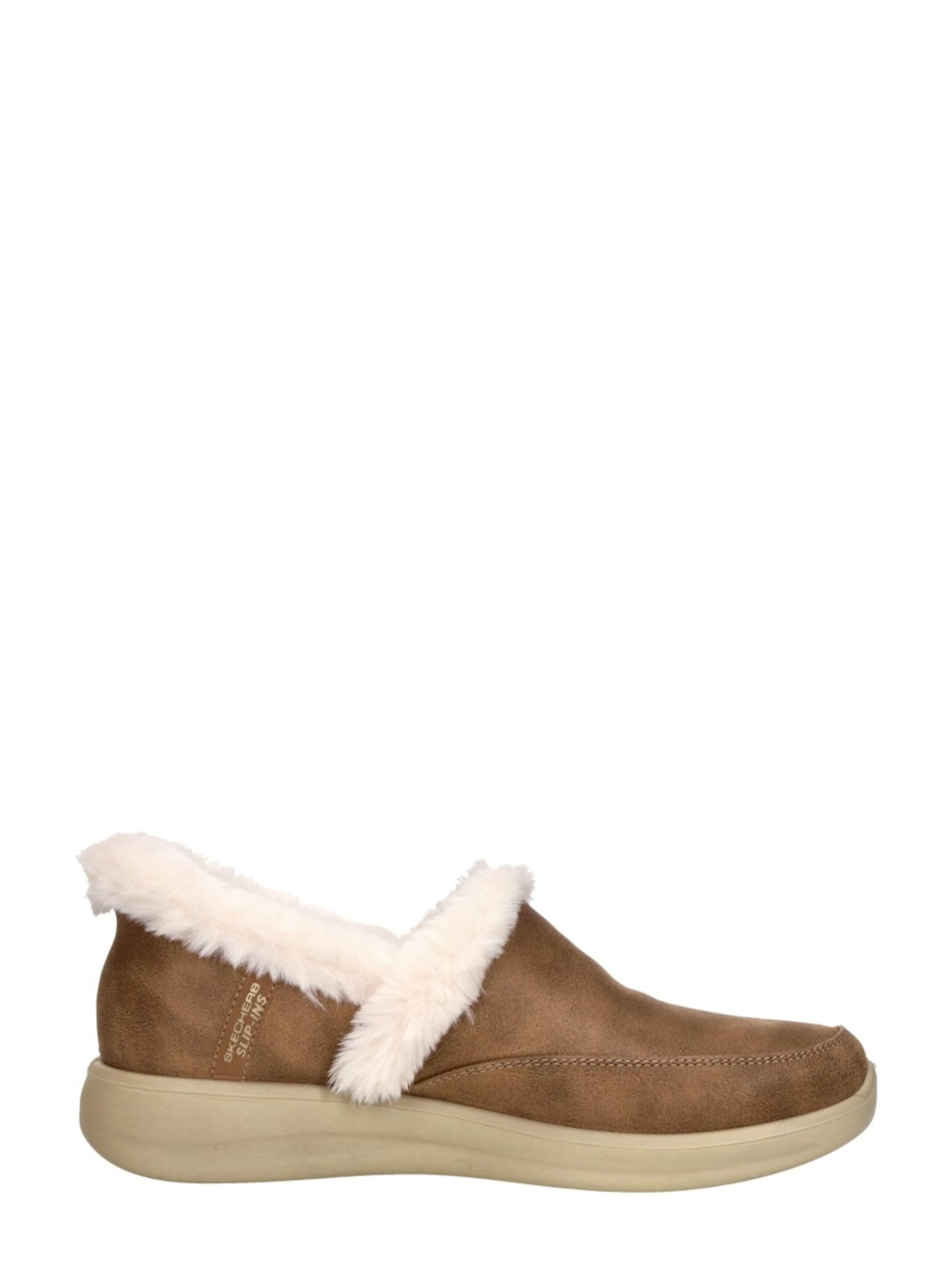 SKECHERS Huisschoenen 'Slip-Ins: Cozy Escape' in Bruin