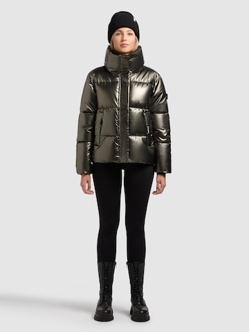 Veste d’hiver 'Rinja Shiny' khujo en marron