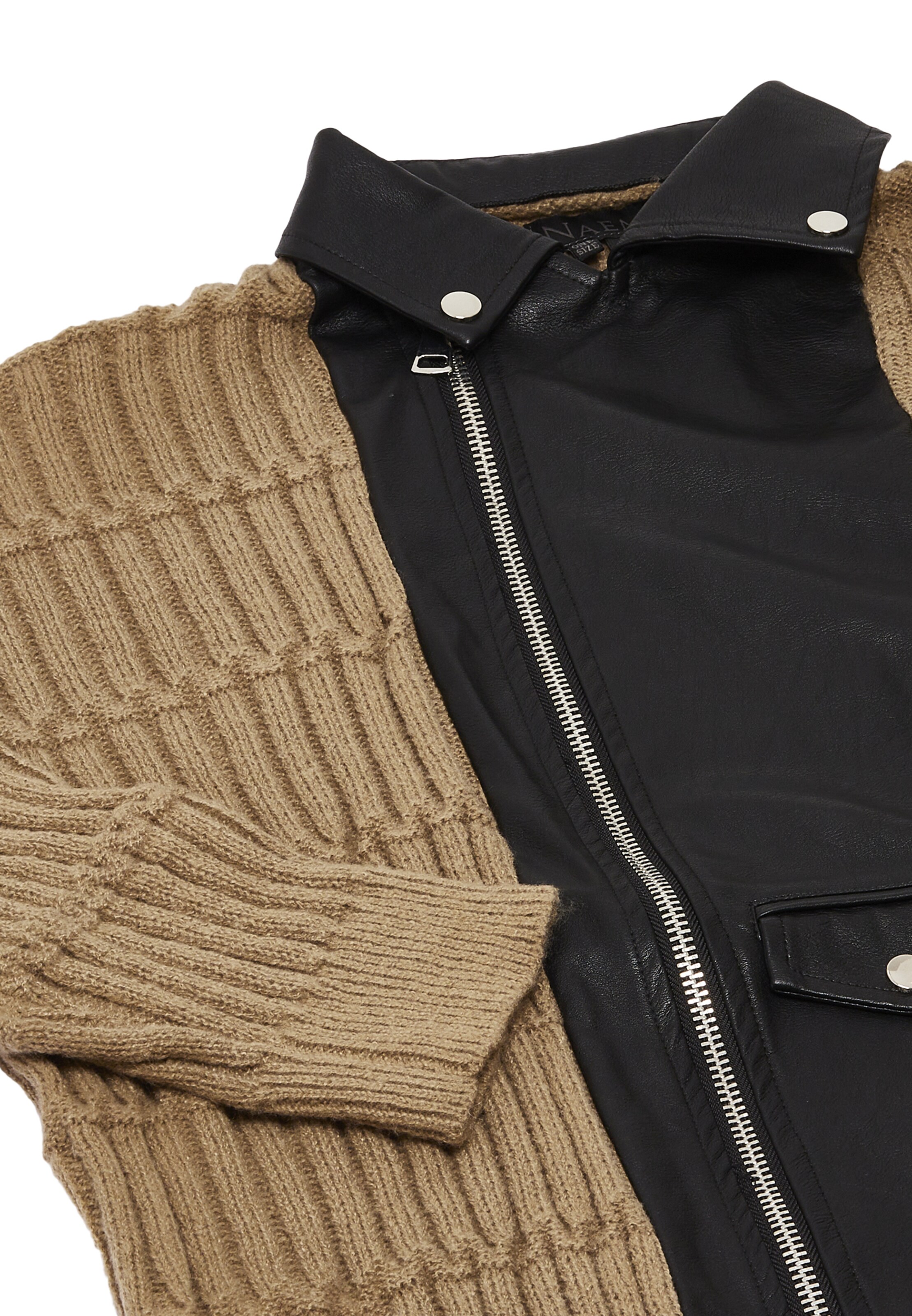 NAEMI Knit cardigan in Brown