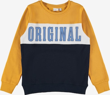 NAME IT Sweatshirt 'Okay' in Gelb: front