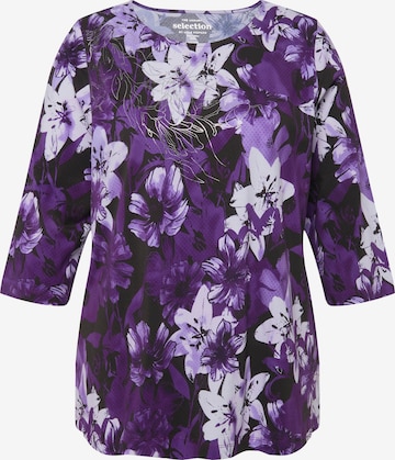 Ulla Popken - Camisa em roxo: frente