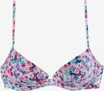 s.Oliver Push-up Bikini Top in Mixed colors: front