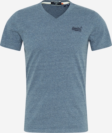 Superdry - Camiseta en azul: frente