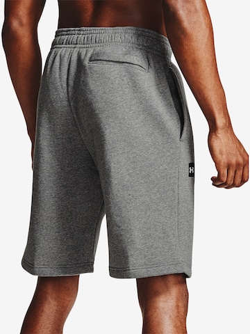 UNDER ARMOUR Regular Workout Pants 'Rival' in Grey