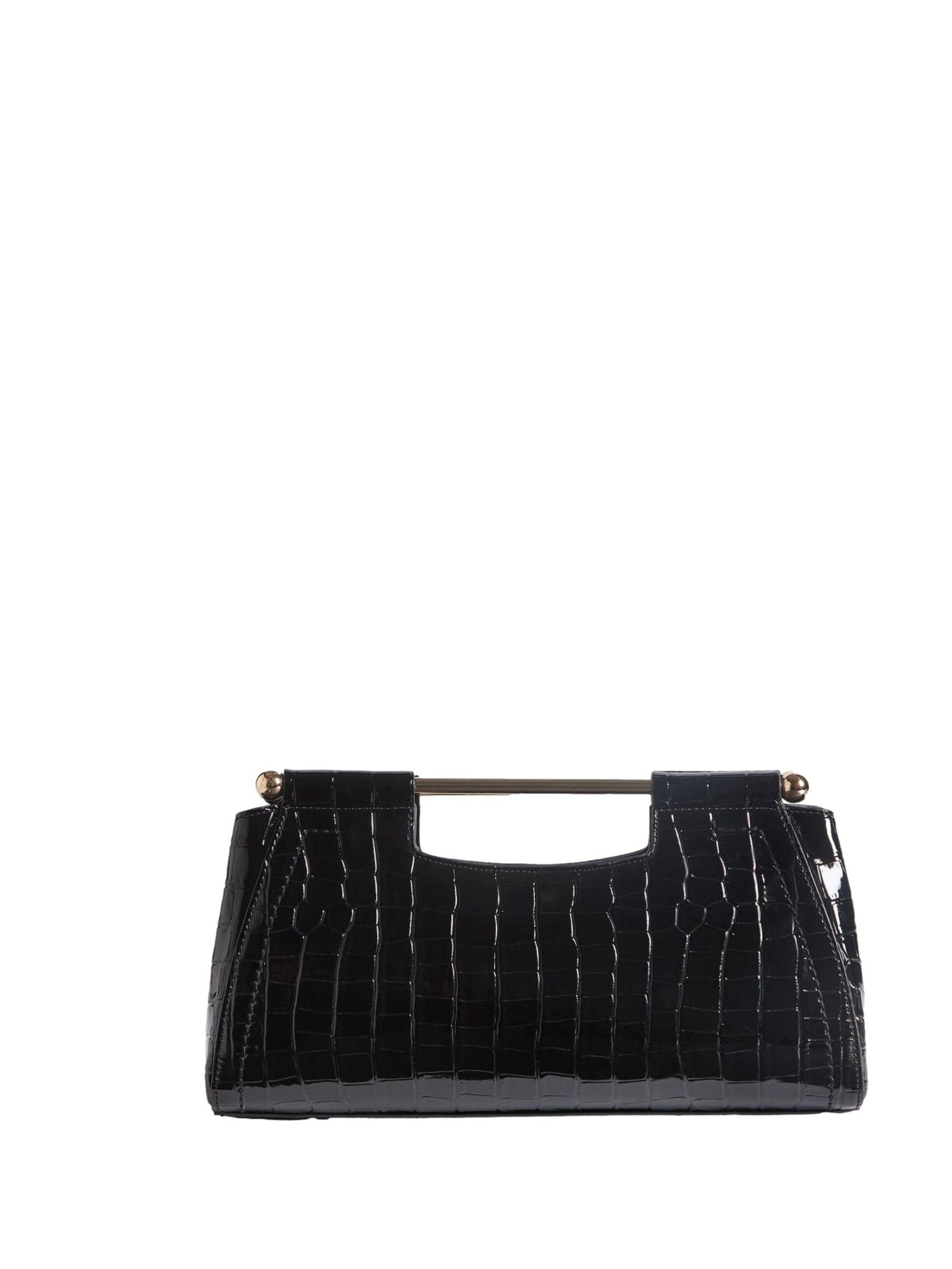 Clutch de la Friends Like These pe negru: față