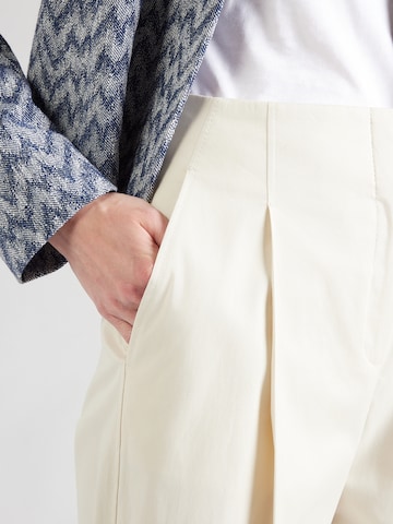 Loosefit Pantalon à pince 'Tulotta' BOSS en beige