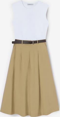 Robe MOTIVI en beige : devant