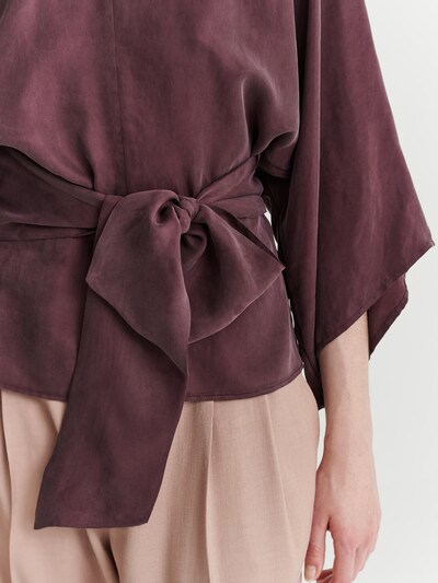 TATUUM Blus 'Lamati 1' i XS i burgunder, Produktvy