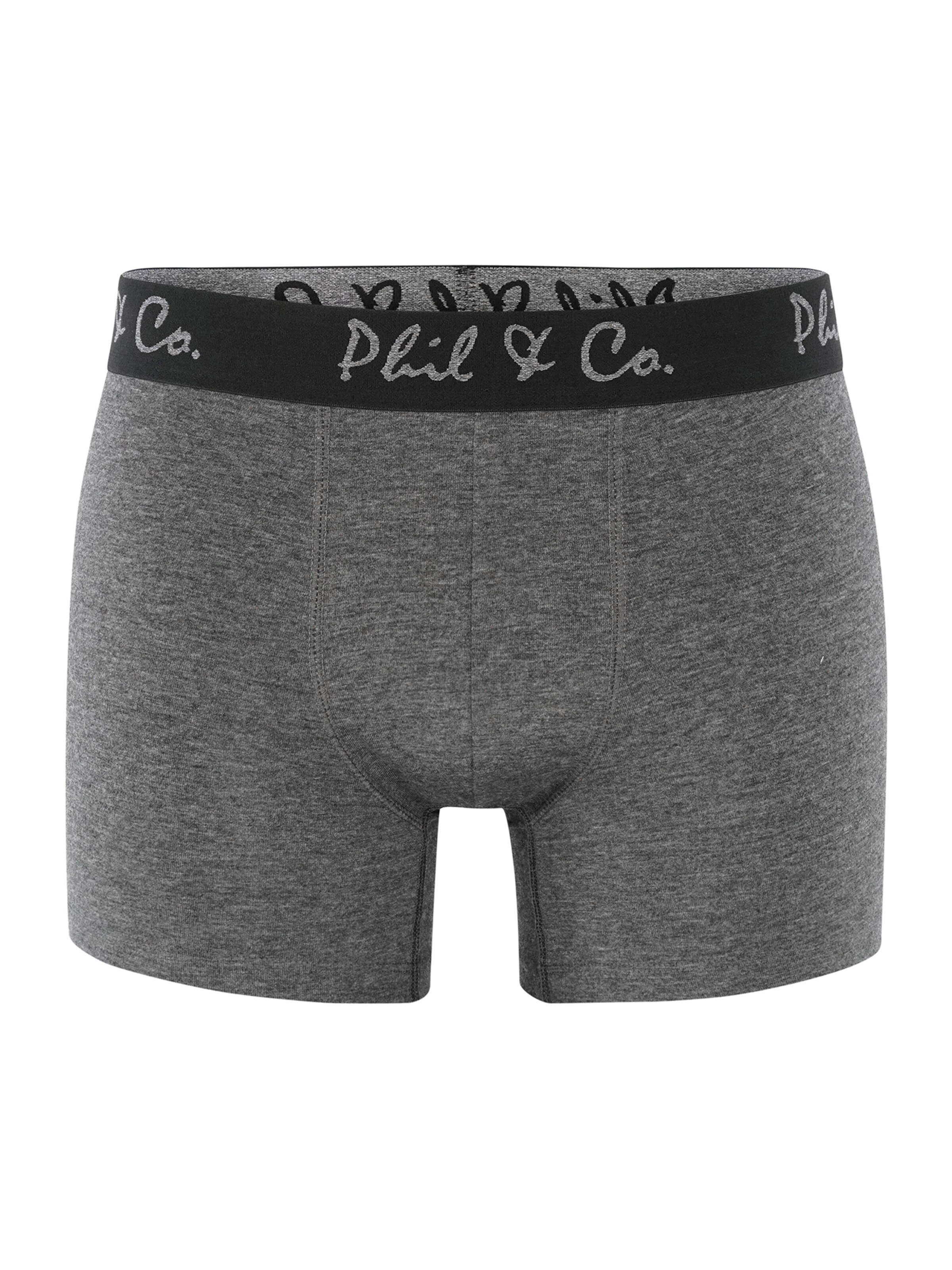 Boxers ' 2-Pack Jersey ' Phil & Co. Berlin en gris