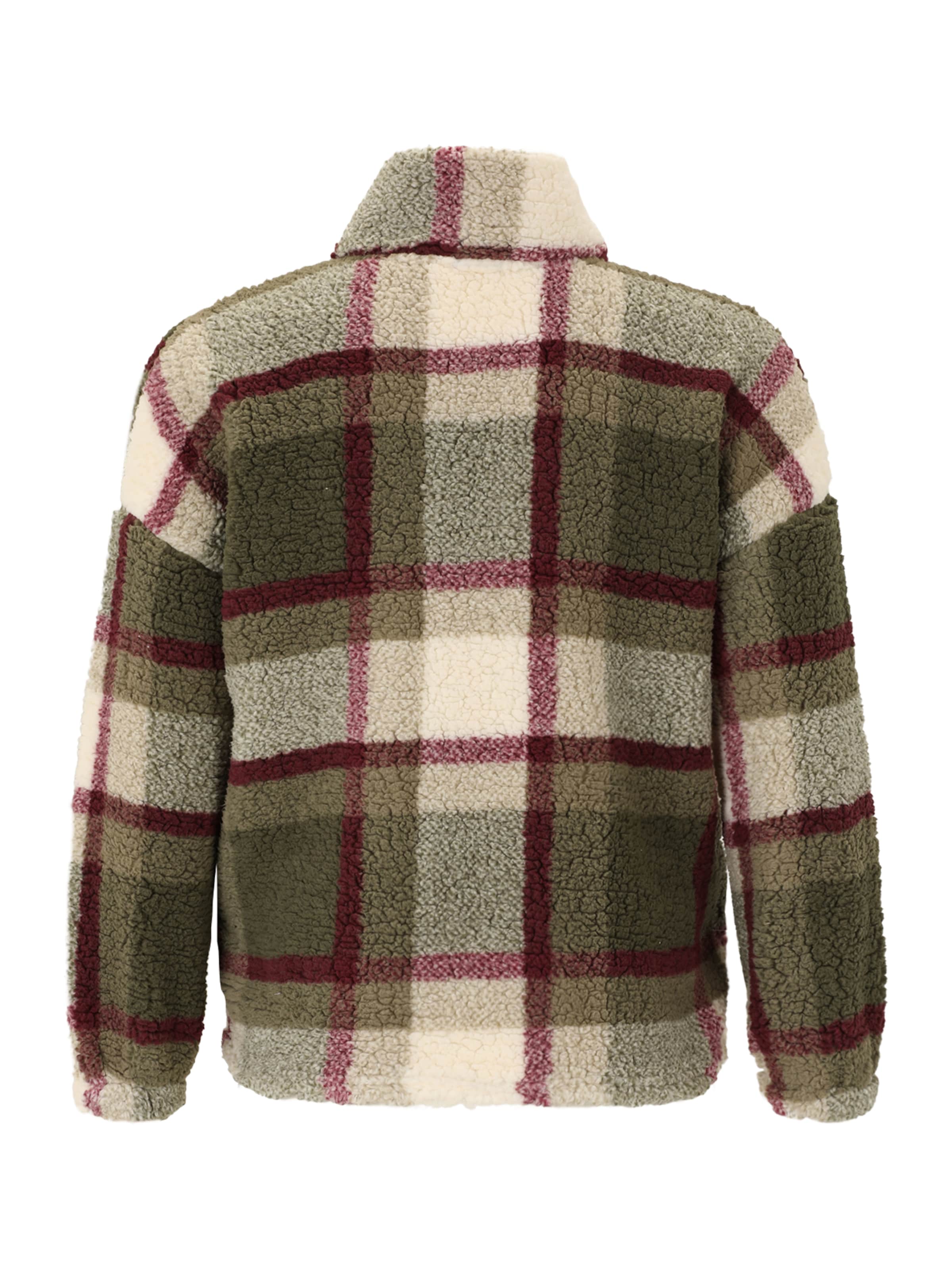 Noisy May Curve Fleece Jacket 'NMLUCA' in Beige