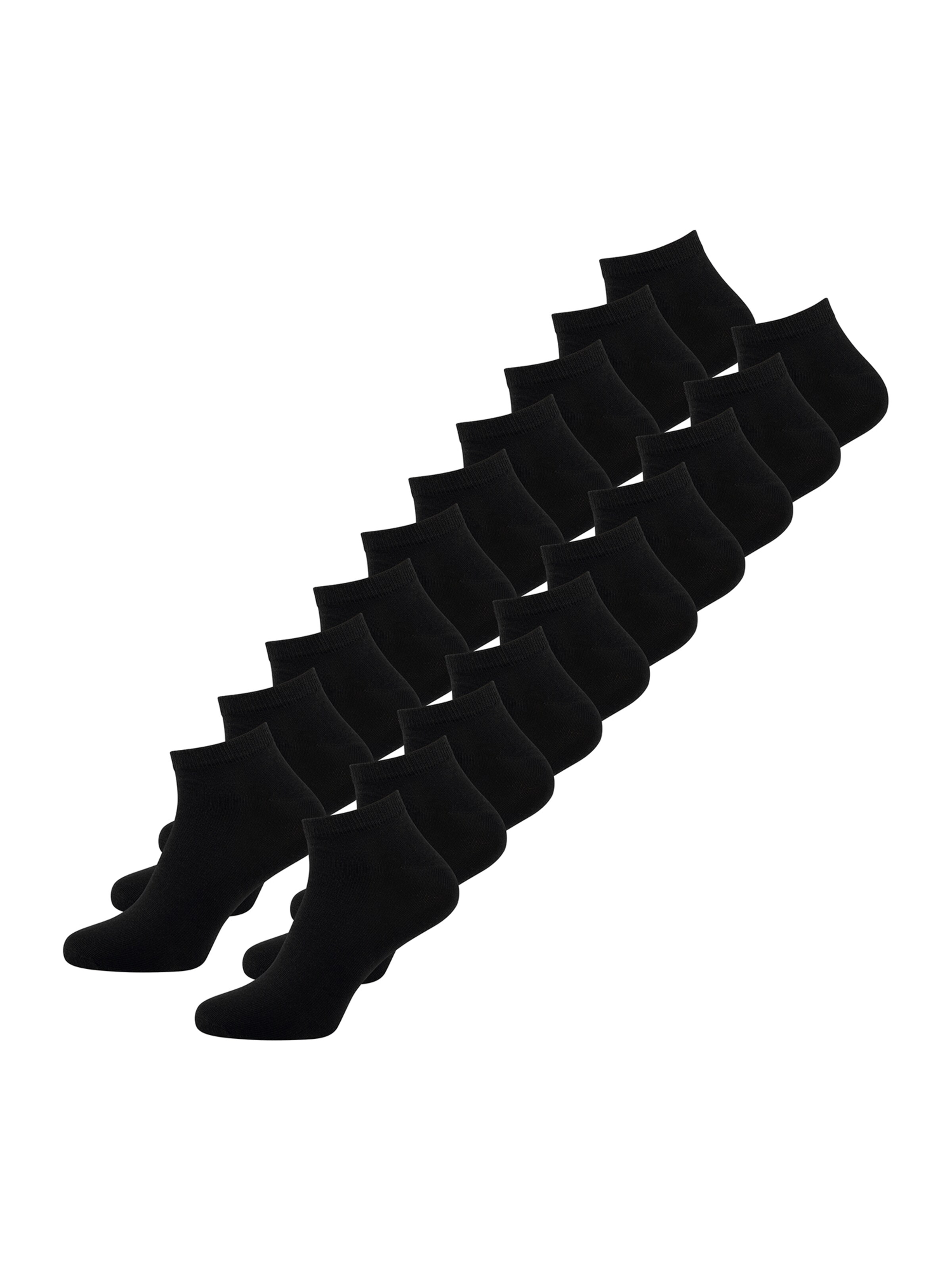 Nur Der Ankle Socks in Black: front