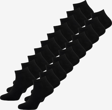 Nur Der Ankle Socks in Black: front