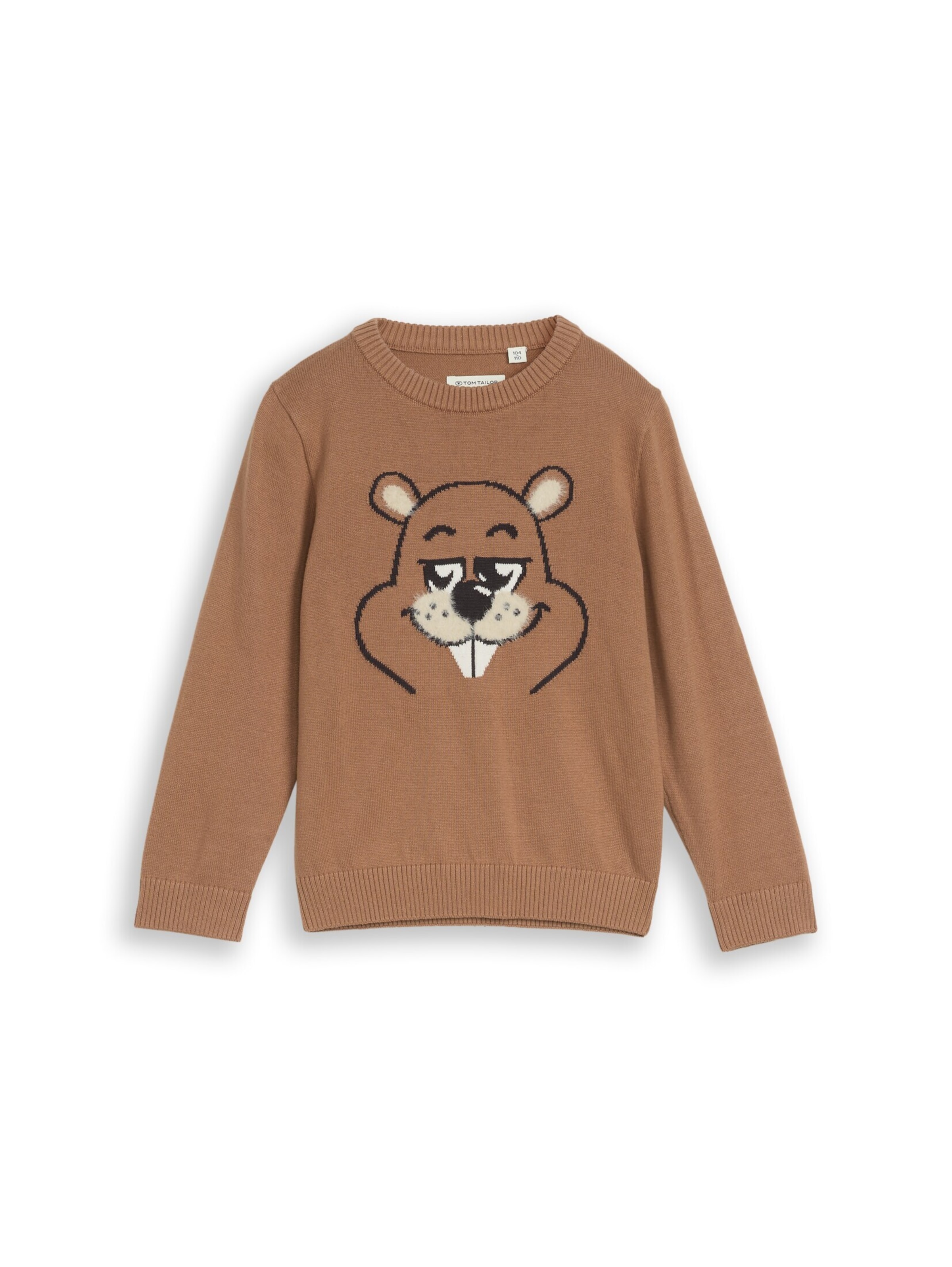 Pull-over TOM TAILOR en marron : devant