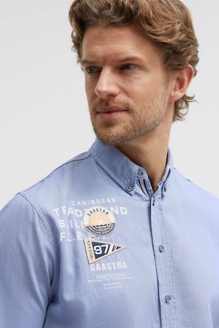 Gaastra Regular fit Button Up Shirt in Blue