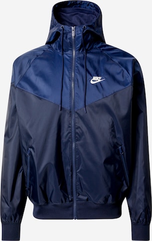 Veste mi-saison Nike Sportswear en bleu : devant