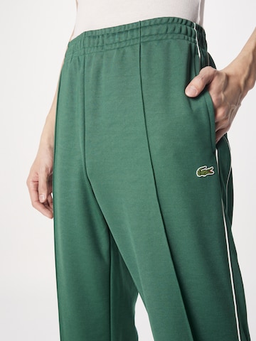 LACOSTE - regular Pantalón en verde