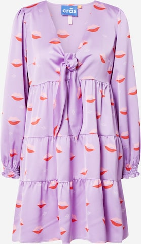 Crās Jurk in Lila: voorkant