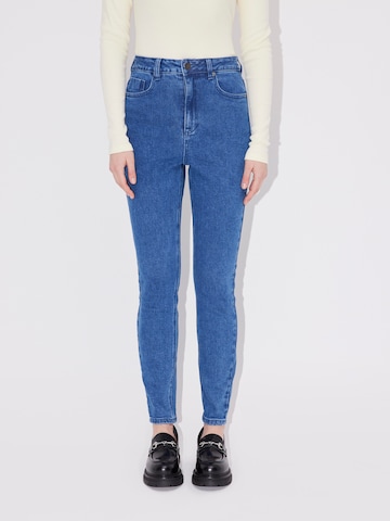 Skinny Jeans 'Alva Tall' de la LeGer by Lena Gercke pe albastru: față