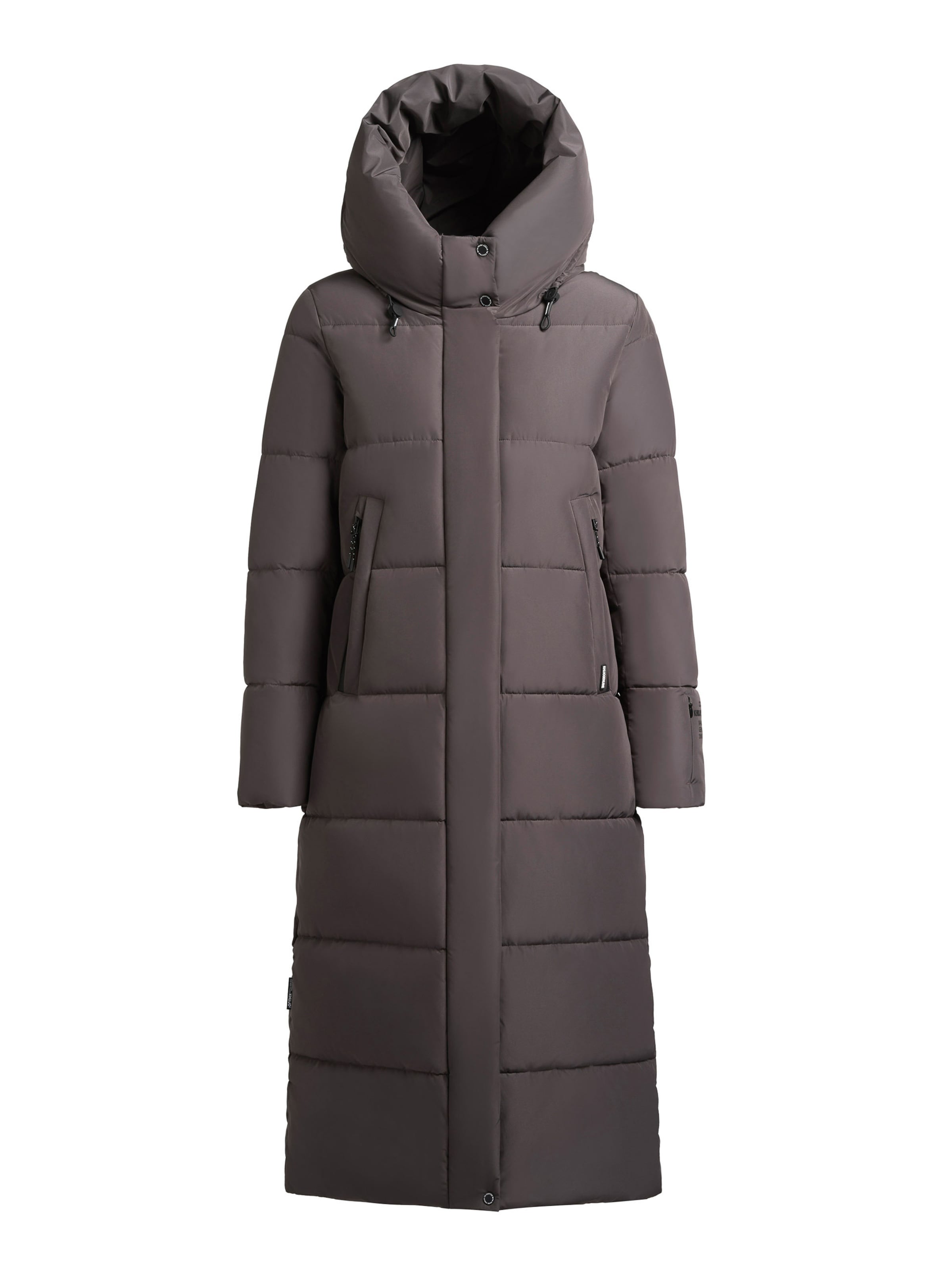 Manteau d’hiver 'Soulani5 Matt' khujo en gris : devant