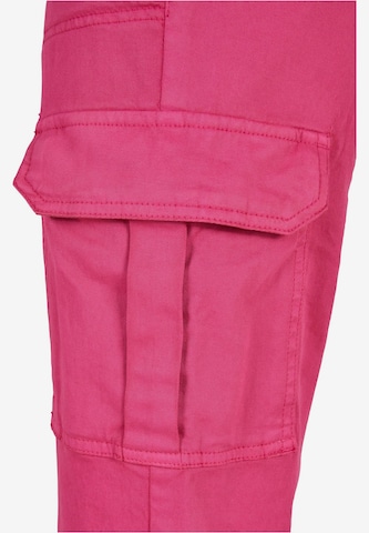 Effilé Pantalon cargo Urban Classics en rose
