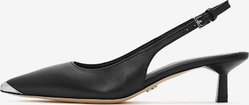 Escarpins à bride arrière Derimod en noir : devant