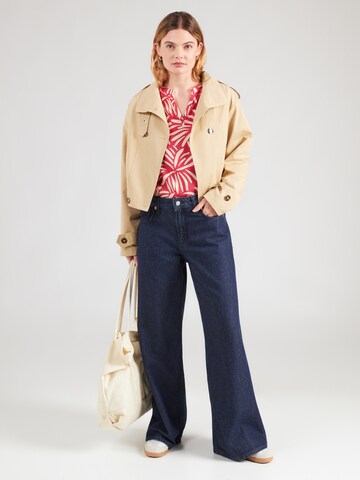 Chemisier 'Iv44anka' ZABAIONE en rouge